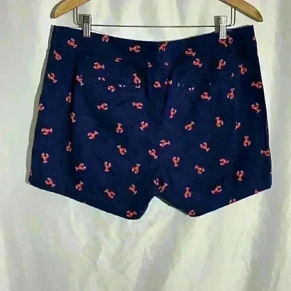 J. Crew 5" classic chino shorts With Lobster Detail In Navy Size 12 - Picture 6 of 11